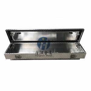 Aluminum checker plate truck tool box