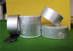 Aluminum Foil Tape Butyl Rubber Tape Self Adhesive High Temperature Resistance Waterproof For Roof Pipe Repair Home Tools
