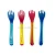 Import Amazon Colorful Temperature-sensing Silicone Baby Spoon and Fork from China