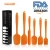 Import amazon hot sale 6 pcs BPA free non-stick heat resistant premium kitchen silicone spatula set for cooking baking and mixing from China