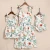 Import Amazon Hot sale Mommy and Me Floral Printed Dresses Shoulder Straps Bowknot Chiffon Sleeveless Beach Mini Sundress from China
