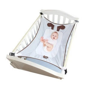 Amazon Hot Sale New Design Cartoon Soft Mesh Baby Hammock Summer Lightweight Custom Swing Crib Hammock For Home