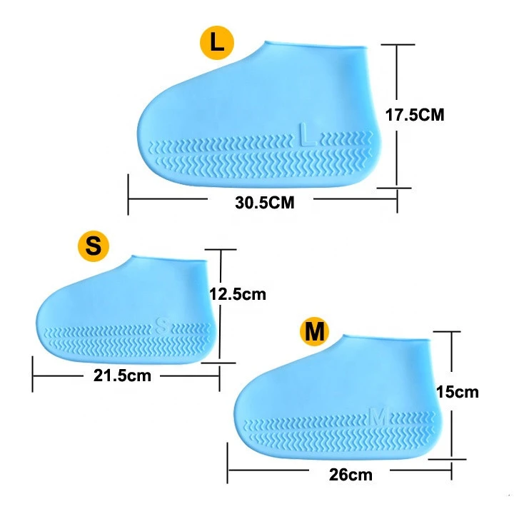 Amazon Hot Sell New design Waterproof Shoe rain boots Silicone Overshoes Protective Rain Boots