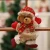 Import Amazon Hot Selling Plush Pendant Christmas Ornaments Christmas Tree Doll Dancing Doll Snowman Reindeer Bear Santa New Year Gift from China