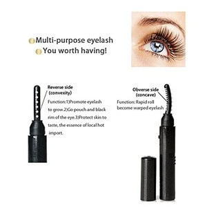 Amazon hot selling small heated eyelash curler eyelash art pen curler factory direct