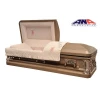ANA Funeral supplies accessories American Style coffin 18 Ga steel metal casket for sale