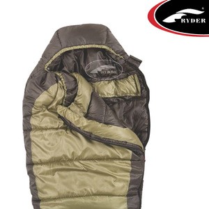 Anti bite zip hiking wind guard mummy adult waterproof travel ultralight outdoor camping sleeping bag