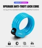 Anti-theft patented sliver cover bike cable lock bicycle lock accessories