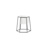 APHACATOP Set of 3 Living Room Modern Decorative Desktop Ceramic Plant Flower Pot Planter with Frame PLANT POTS