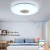 Import App Remote Controlled Smart LED Bluetooth Music Speaker Ceiling Light from China