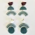 Import Arch Polymer Clay Earrings Geometric Polymer Clay Dangle Drop Earrings Rainbow Handmade DIY Polymer Clay Earrings from China