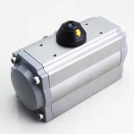 AT-63 90 Degree Double Acting  Spring Return Small Hydraulic Rotary Piston Pneumatic Cylinder Actuator