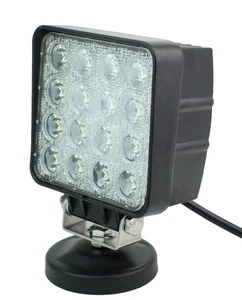 Auto Lighting System,amber 48w square led work light , 12v fog lamp led warning safety light for car ,motorcycle ,vehicles