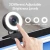 Import Autofocus 360 degree rotatable PC Streaming Webcam with Ring Light 1080P Full HD Web Camera Compatible with Xbox w/Dual Mic from China