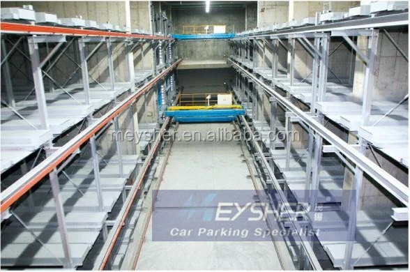 automated CE approval Horizontal Shifting parking system ,multi level puzzle parking ,