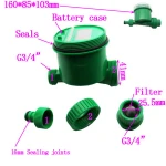 Automatic Electronic Timer LCD Display Solenoid Valve Water Timer Garden Irrigation Controller System