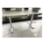 Import Automatic height adjustable sit stand computer desk from China