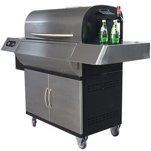 Automatic Patented Product Commercial Auger Drive Fish Sausage Beef Jerky Food Barbeque Bbq Grill Smokers