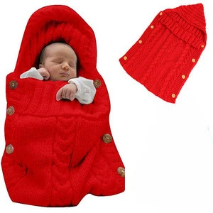Autumn and Winter knitted Wool Newborn Baby Child Neutral Sleeping Bag Suitable for Boys and Girls