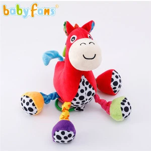 baby toys stuff horse  music plush educational fancy toy for children