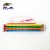 Back to school wooden color printed foil twist pencil