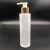 Import Bamboo Cover Cap Lid 30ml 50ml 100ml 150ml Frosted Clear Glass Lotion Bottle with Foam Spray Dropper Pump from China