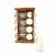 Import Bamboo Herb & Spice Shelf Stand holder with 23 Glass Jars Bamboo Spice Rack Organizer from China