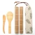 Import Bamboo Sushi Making Kit Including 2 Handmade Rolling Mats 1 Rice Paddle 1 Spreader 5 Pairs Chopsticks and 1 Storage Bag from China