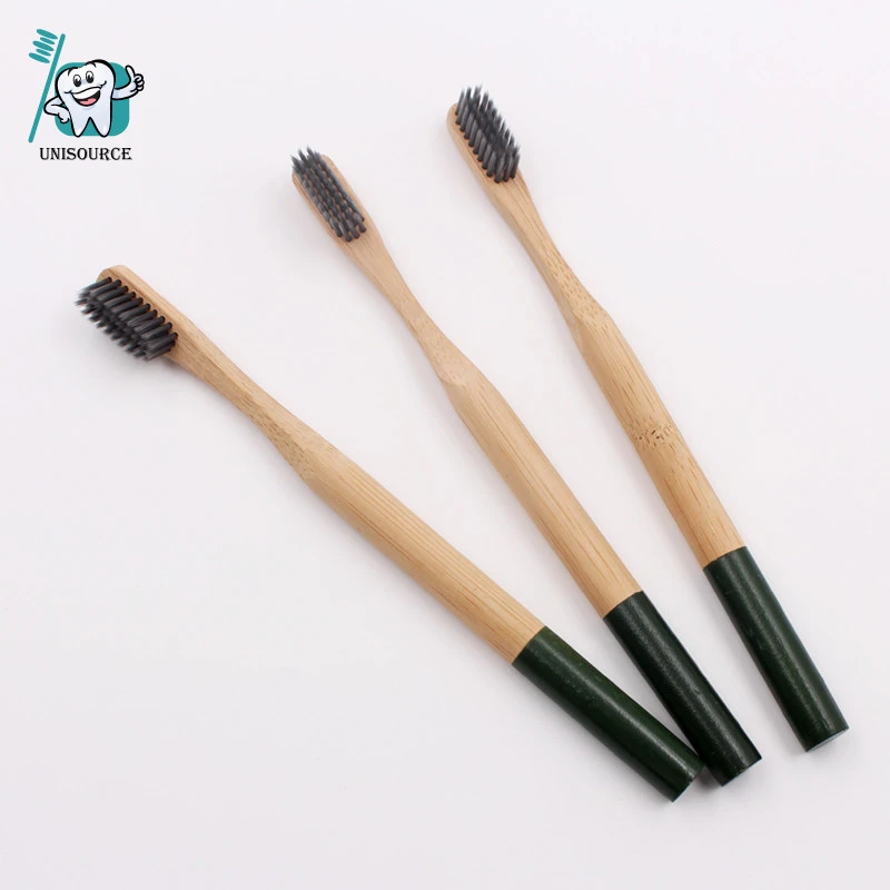 Bamboo U Shape Bristles Orthodontic Wooden Toothbrush Holder