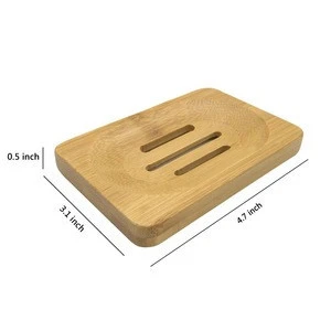 Bamboo Wooden Tray Holder Soap Dish
