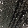 Banquet Party Overlay Black Sequin Table Cloth