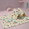 bc babycare 147*195cm duck folding mat reversible waterproof craw mat double sides baby play mat