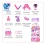 Import Bemay Toy Bag Packing Fashion Girl Pretend Play Set Dress Up Beauty Play Hair Set Toy Accessories With Electric Hair Dryer from China