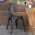 Import best price cheap dining wrought iron metal industrial vintage antique cafe bistro restaurant table and chair from China