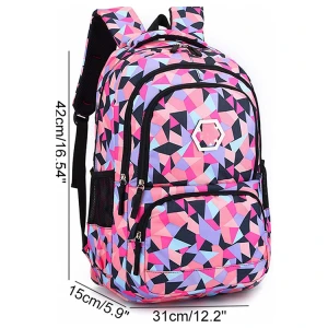 Best quality promotional polyester waterproof cute kids school bags for girls