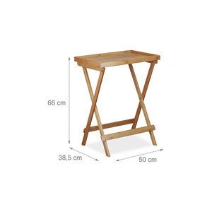 Best Reputation Hot Sale Delicate Bamboo Folding Table