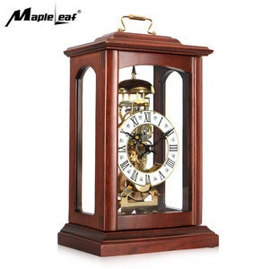 Best Retro Wooden Mechanical Table & Desk Clock for Home Decoration