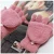 Import Best Selling custom thicken outdoor clamshell warm coral wool women fingerless gloves from China