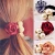 Import Best selling fashion ladies elastic hair band accessories rose flower pearl women hair bands for girls from China