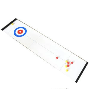 best selling products indoor compact curling roll up shuffle board game table game