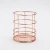 Import Best selling rose gold office Creative metal wire table organizer pen holder  makeup brush holder from China