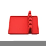 BHD Non-stick BPA free Kitchenware utensils spoon holder silicone spoon rest