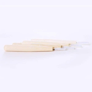 Biodegradable Bamboo Interdental Brushes Between Teeth Cleaner Deep Clean Toothpick