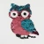 Import Bird owl animal design custom reversible sequin patch, sequin applique for iron sew fashion tops shirt from China
