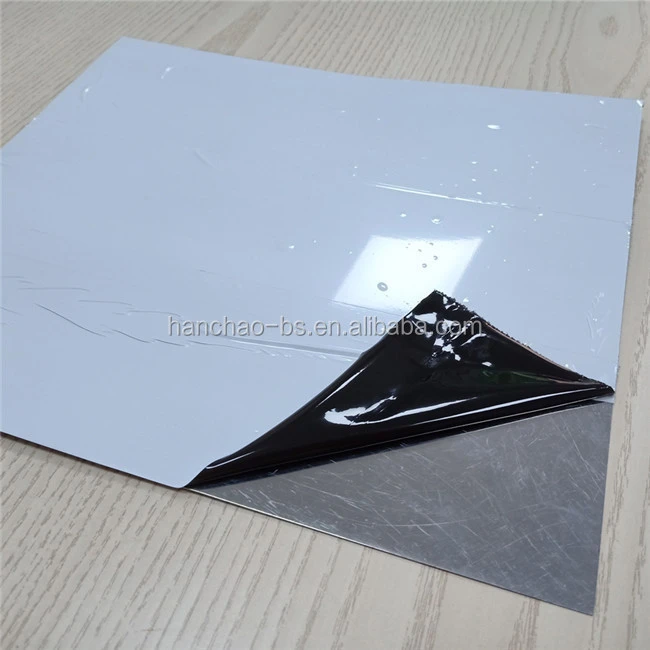 Black and White residue free pe film roll surface protection film for stainless steel