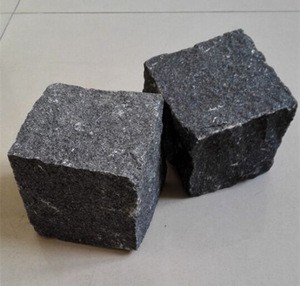 black basalt cube stone for pavement