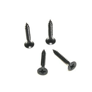 Black Fine Thread Phillips Bugle Head Drywall Screw 3.5x25 With1022a Material