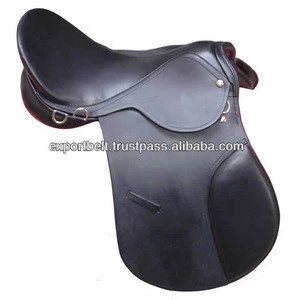 Black Horse Riding saddle | Genuine Leather Saddle