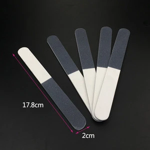 Black white and grey  professional nail polishing and polishing file 3 - sided polishing bar