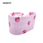 Booty Exercise Band Pink Peach Patterned Fabric Hip Circle Fitness